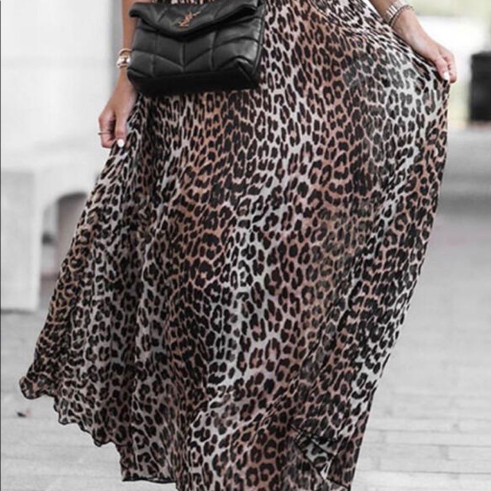 Sheilay - Leopard Print Skirt -